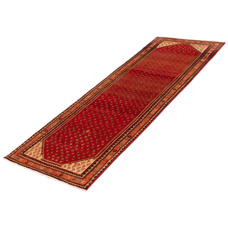 Tapis rouge Cleves 3 pi 8 po x 10 pi 6 po