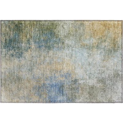 Premium Machine Washable Ariel Abstract Rug