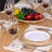 Handmade Boho Placemats Set Of 6 - Natural Cotton Burlap And Water Straw Woven Combination Table Mats, Macrame Décor And Farmhouse Style Placemats, For Dining Table Kitchen