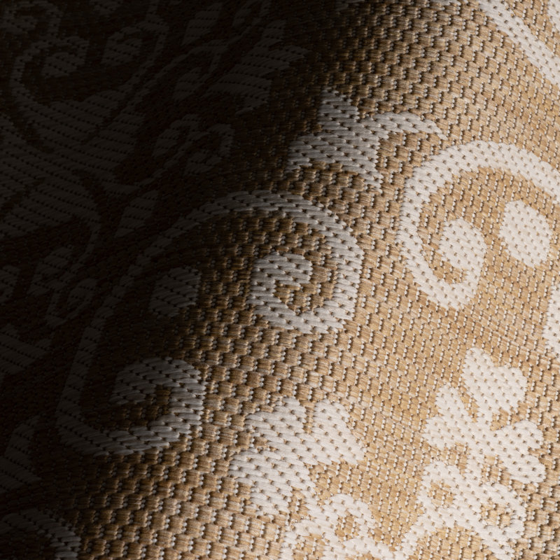  Tapis traditionnel intérieur / extérieur Sirelia, Beige, Rectangle 8 pi x 12 pi
