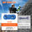 10.2mm Dynamic Climbing Rope, 40M(131ft) Outdoor Rock Climbing Rope 25KN Breaking Tension