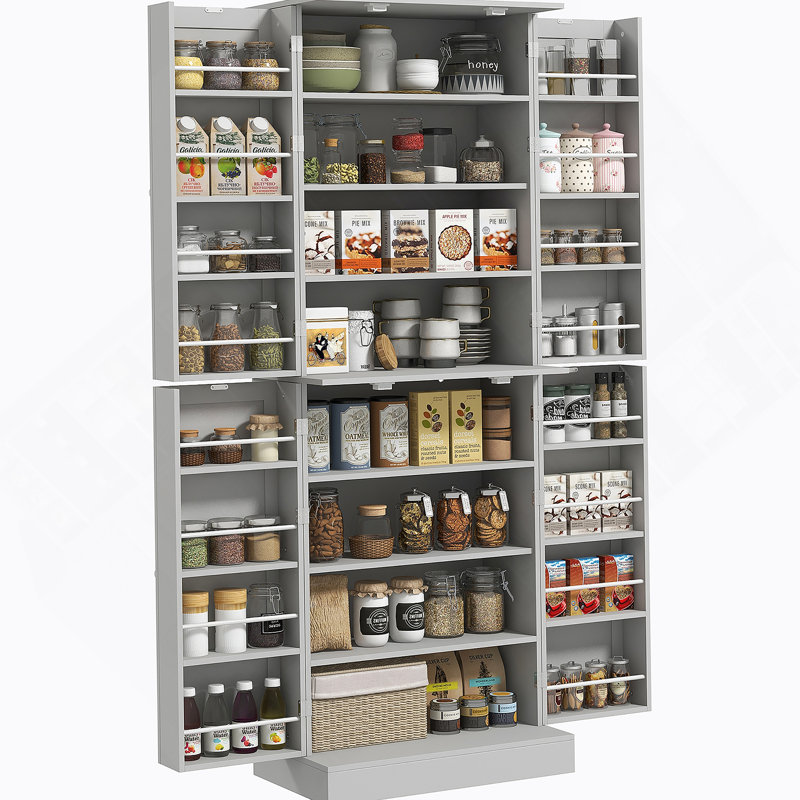 Garde-manger avec tablettes, portes