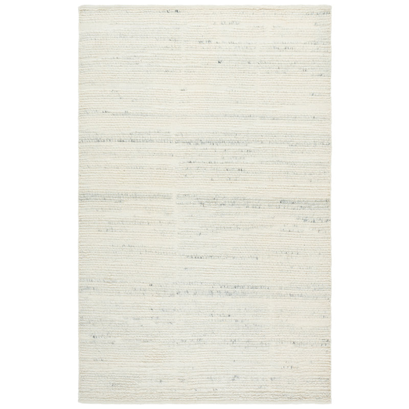 Tapis en laine tissé à la main Pine, Rectangle 6 pi x 9 pi