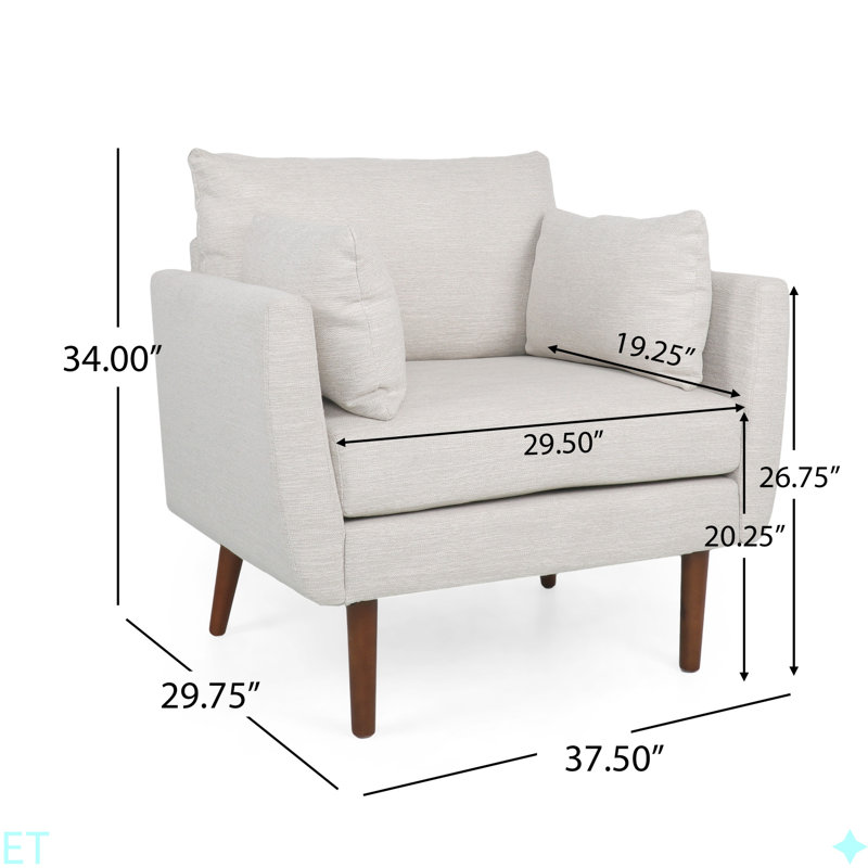 CLUB CHAIR, chaise en tissu