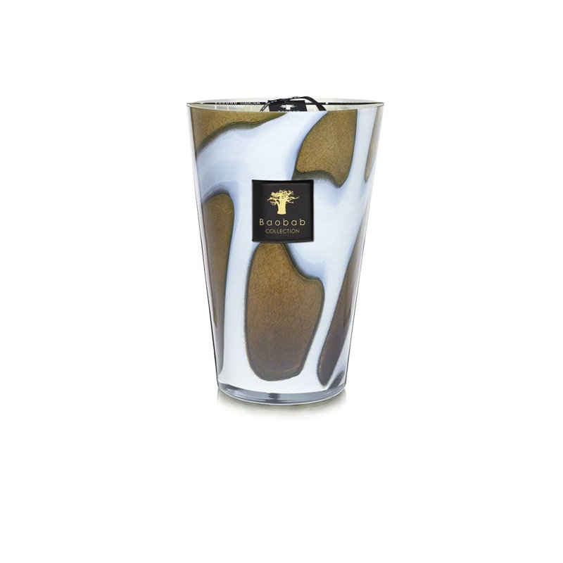 Stones Agate Candle, 13.8" H x 9.36" W x 9.36" D