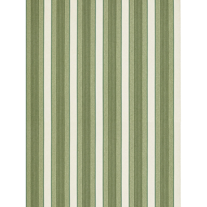 Arlo Striped Paper/Non-Woven Wallpaper Roll by Hinson, Evergreen