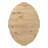 Oak Finish 47" Round Dining Table