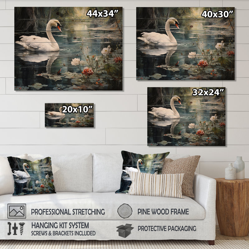 Forest Sawns In Shadows I sur impression sur bois, H 10 po x l 20 po x P 0,78 po