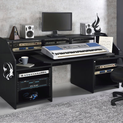 Music Desk With Earphone Rack(Desk)