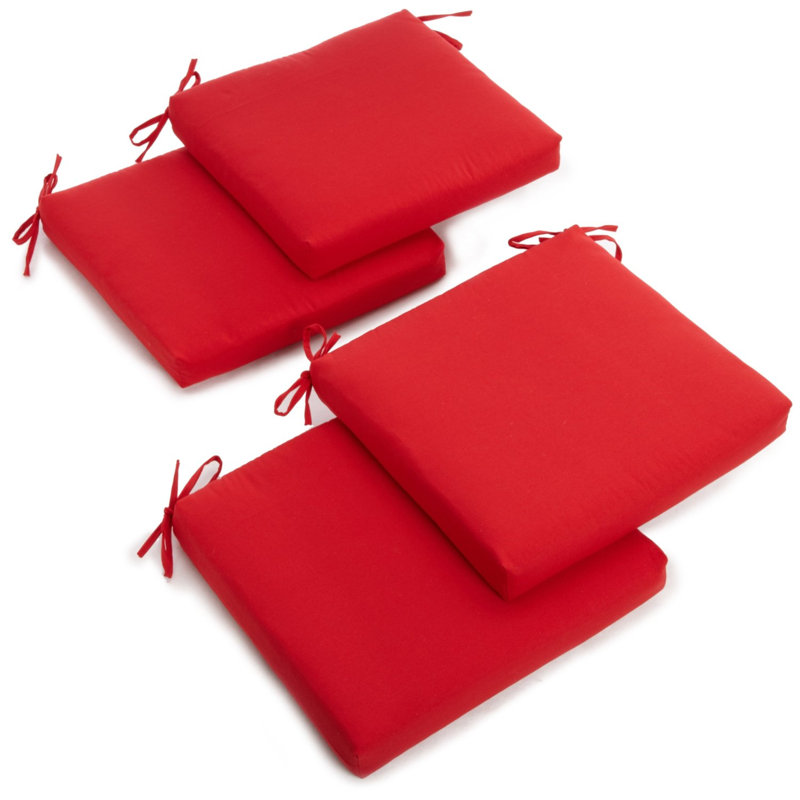 Coussin de chaise d'intérieur, Rouge
