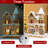12"H Resin Lighted Christmas Gingerbread House Table Decor with Timer