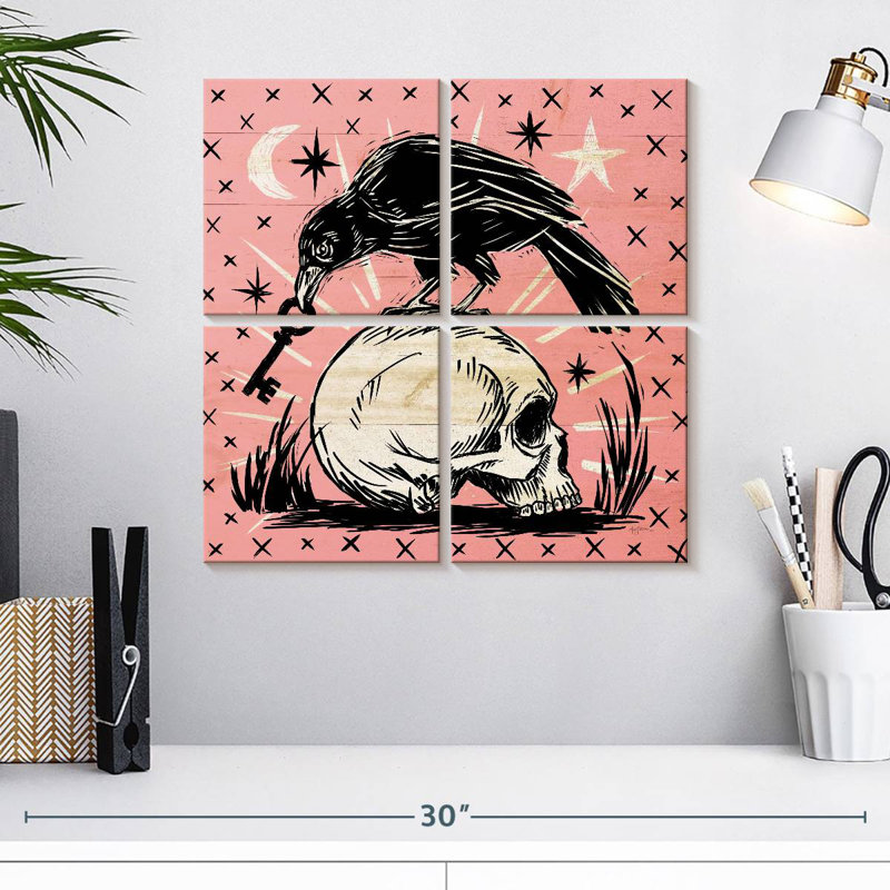 Rose mystérieux d'Halloween Kerner III, H 18 po x l 18 po