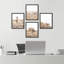 Ensemble de 4 reproductions murales encadrées "Country Field Sheep & Deer", impression encadrée sur papier, 4 pièces-93011882-93011884