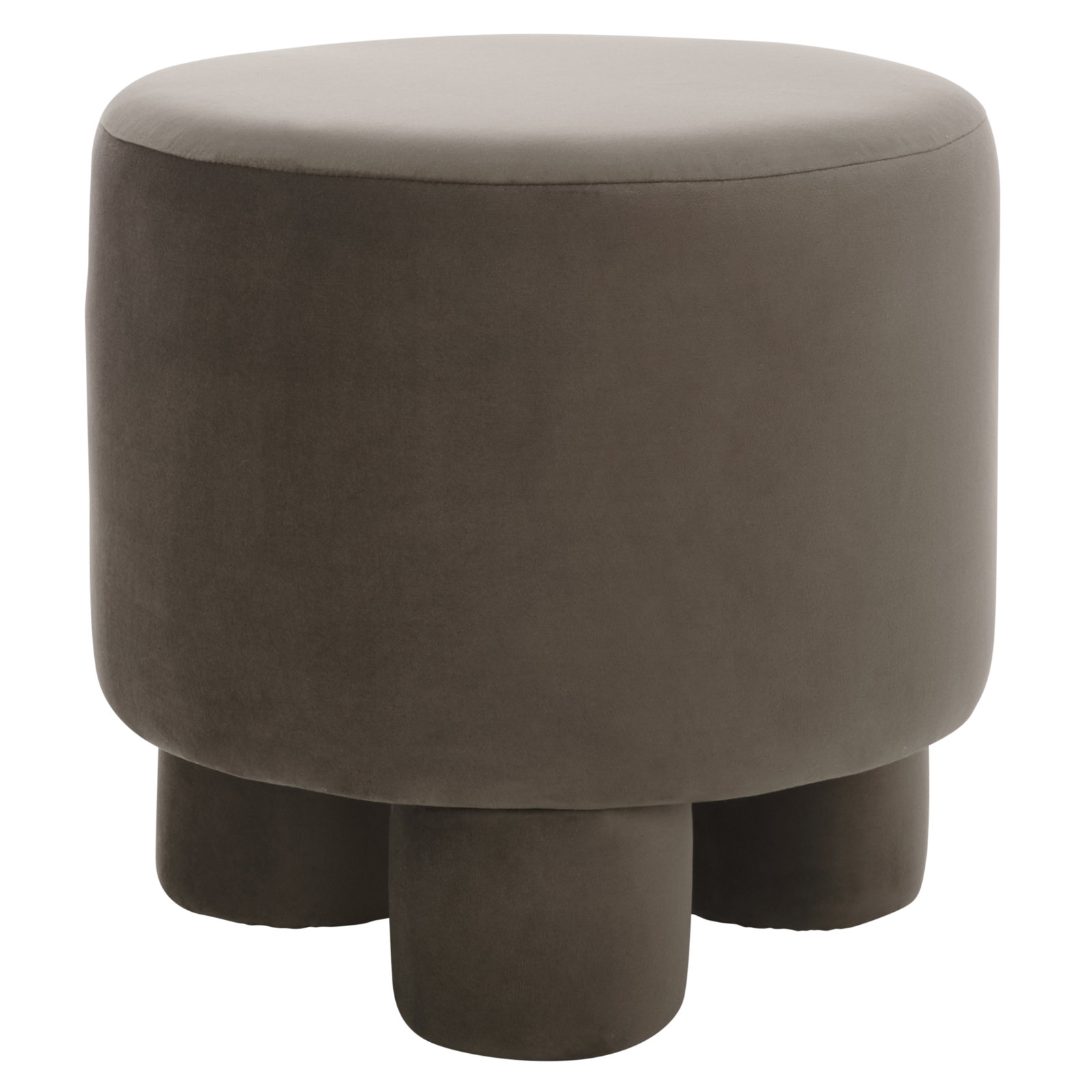 Josie 17" Ottoman, Chocolate