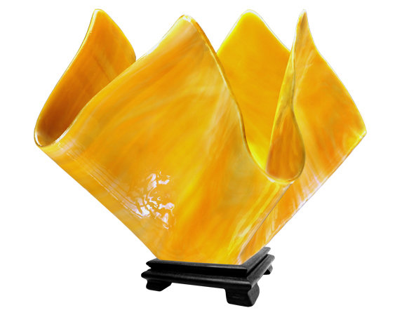 Dale Torchiere Lamp, Amber