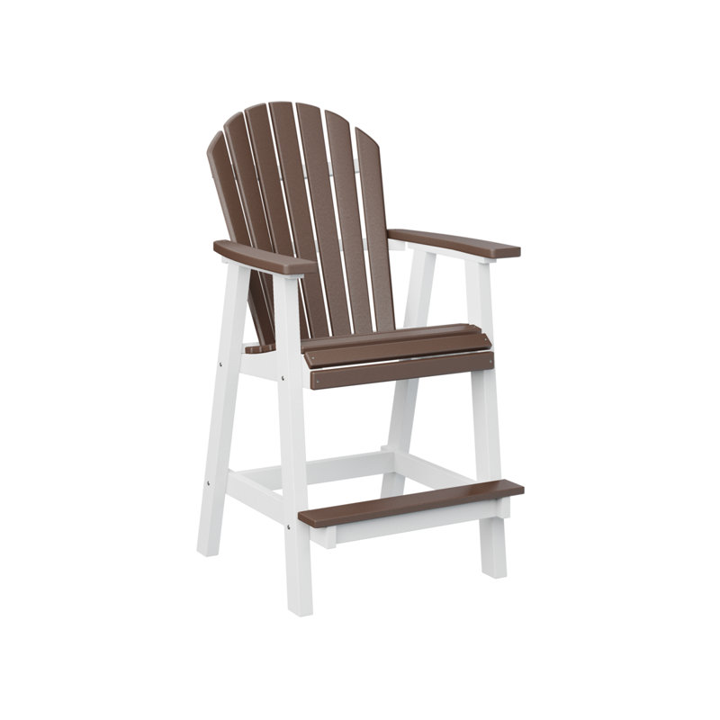 Berlin Gardens Comfo Back Regular Top With White Base Chair, Chocolate Brown, 26.5"