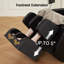 Favour BS-03 Corps noir zéro gravité avec rail en S à double noyau, roulettes mains robotisées, fauteuil de massage shiatsu-701481541