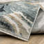 Tapis bleu / ivoire Maline-518740825