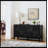 Farmhouse Fluted Buffet Cabinet And Sideboard With Storage, Mid Century Modern TV Stand, Black-1072338430