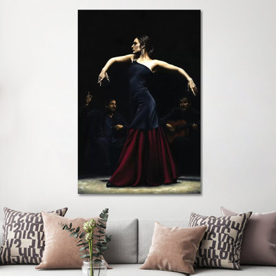 Encantado Por Flamenco by Richard Young - Wrapped Canvas Painting