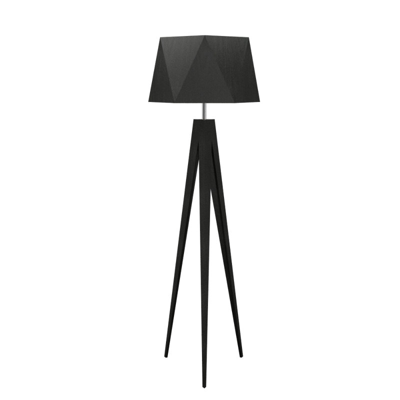 Facetada 64.74'' Tripod Floor Lamp, Charcoal