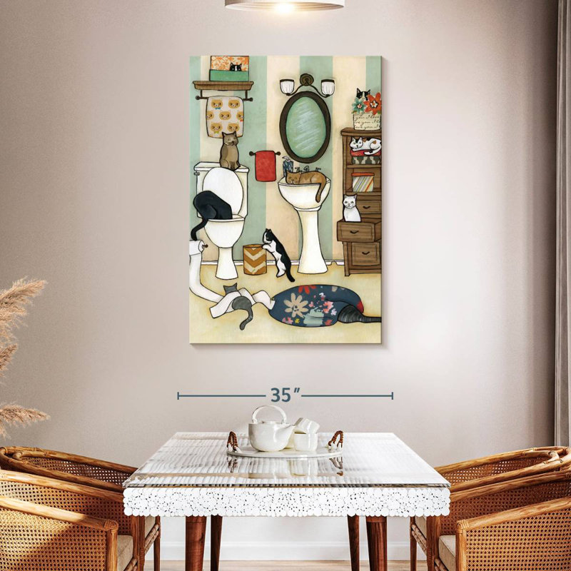 Brampt The Big Black Cat, 48" H x 32" W