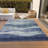 Machine Washable Indoor/Outdoor Chantille ACN1141 Blue Rug-25213723