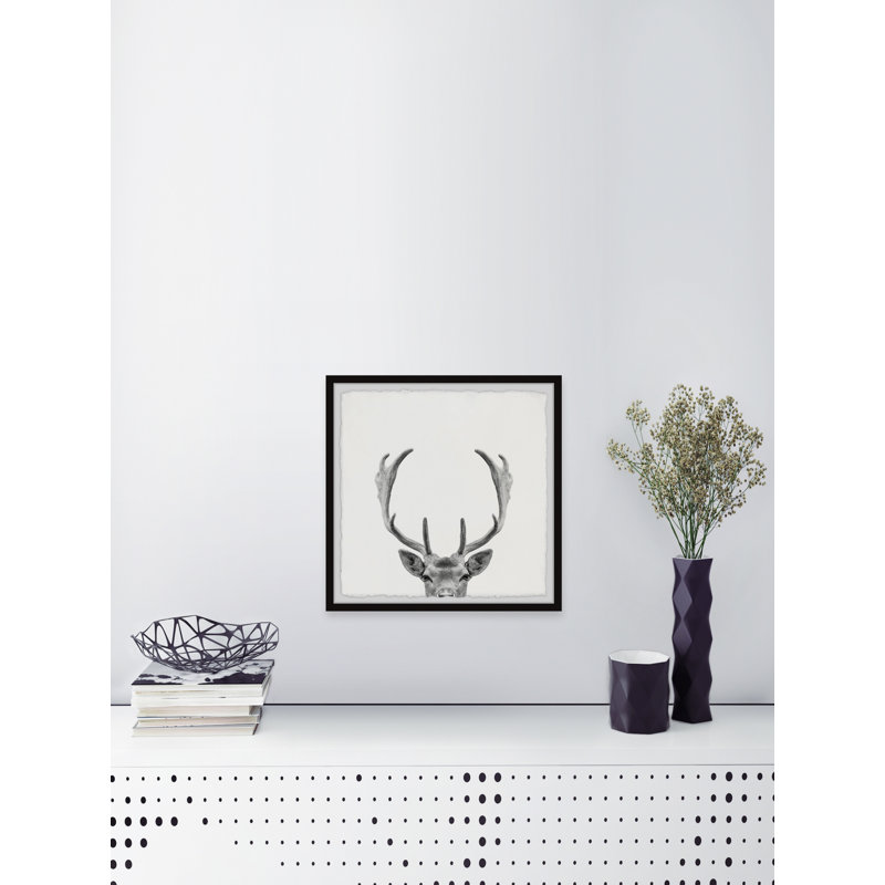 «Giant Antler», reproduction encadrée, H 24 po x l 24 po x P 1,5 po