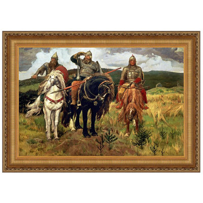 " Bogatyrs (Warrior Knights), 1898 " by Viktor Vasnetsov