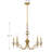  Champlain 5-Light Chandelier in Warm Brass-445851629-445851628