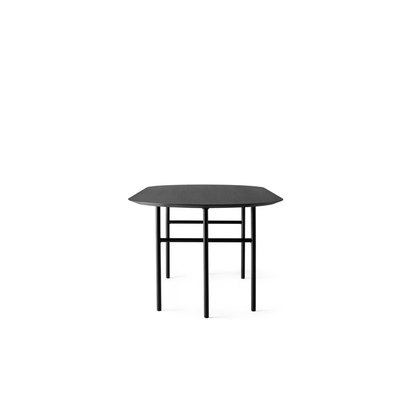 Snaregade Dining Table, 37.4" W x 82.7 L, Black Oak