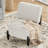 Modern Accent Chair With Solid Wood Base-2018834836