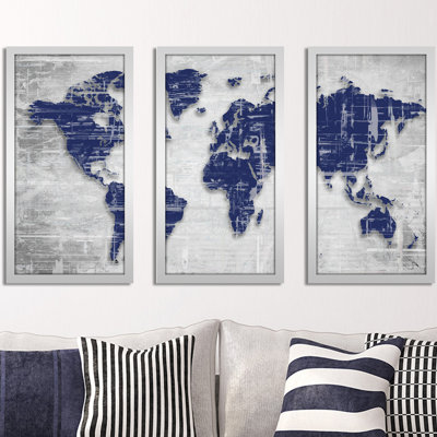" Moody Blue World " by BY Jodi 3 - Pieces