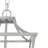 Laurel Ridge 4 - Light Lantern Geometric Chandelier-56775422-56775425