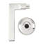 Bravura 839-0 Delray Dummy Lever on Traditional Round Rose in Satin Nickel