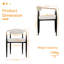 Modern Boucle Dining Chair for Kitchen, Gold Armchair -130143057
