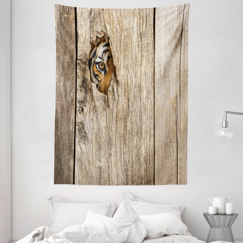 Tapisserie en polyester safari, H 80 po x l 60 po