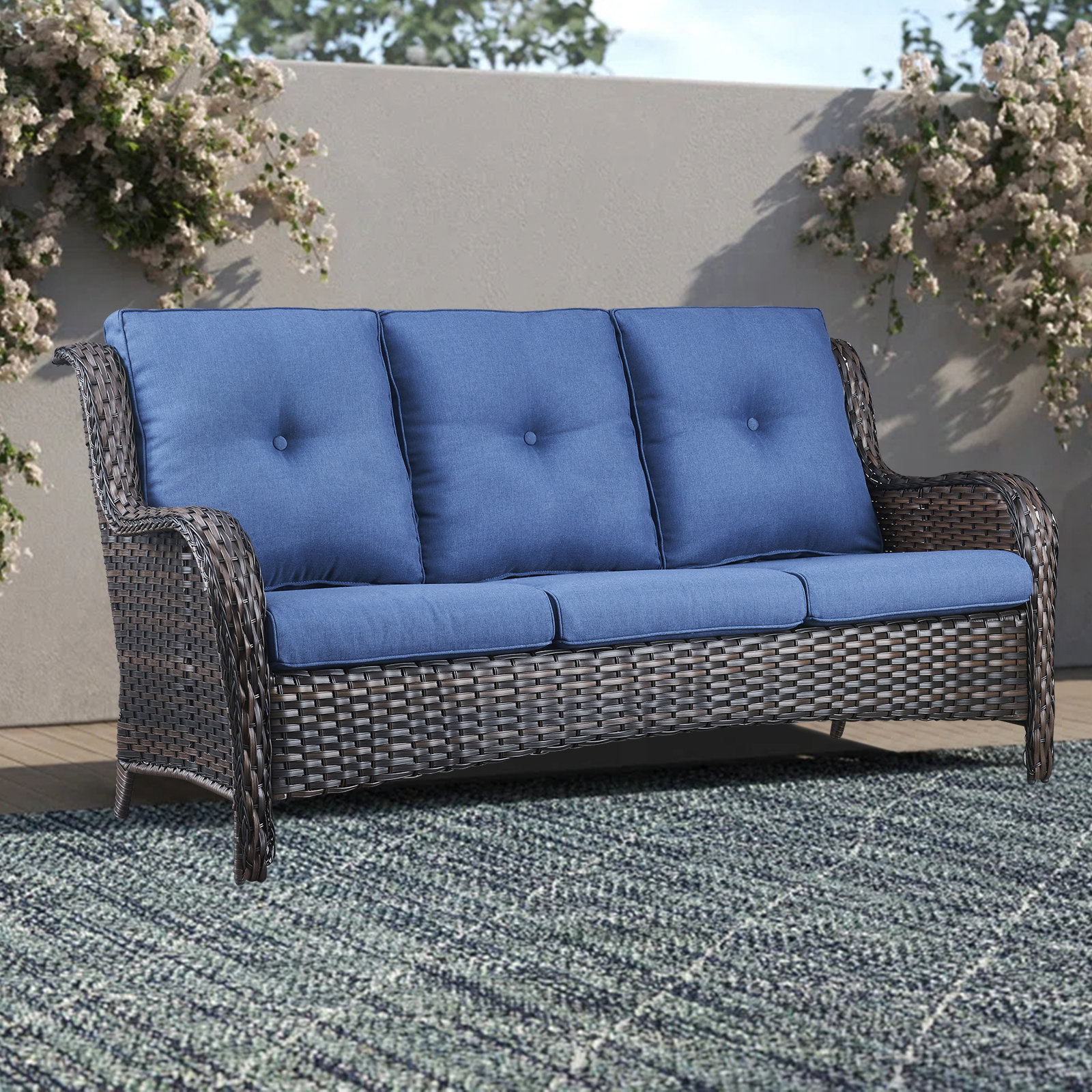 Red Barrel Studio® Schutt 75'' Outdoor Patio Sofa | Wayfair