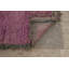 Tapis décoratif mauve en laine noué à la main de conception unique 5 pi 8 po x 8 pi 9 po noué à la main