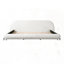 Lit plateforme tapissier avec tissu bouclé-855304681