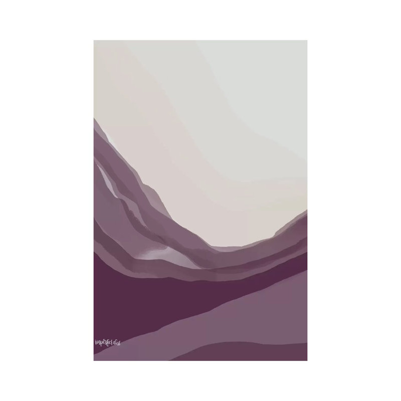 Lavender Flow by Imperfect Dust - Wrapped Canvas Print, 101.6 cm H x 66.04 cm W x 1.91 cm D