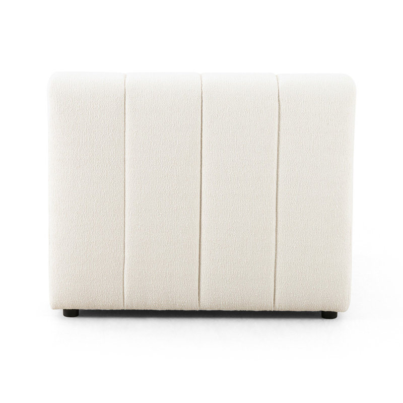 Grayson Langham 35" Wide Symmetrical Modular Seating Component, Fayette Cloud Polyester Blend
