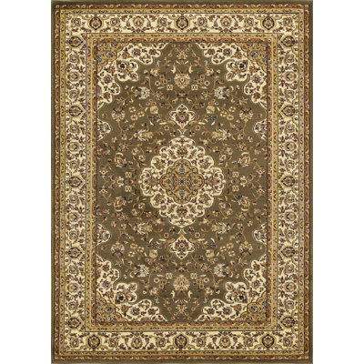 Classic GC_VIN5004 Green 2 Ft. X 3 Ft. Area Rug