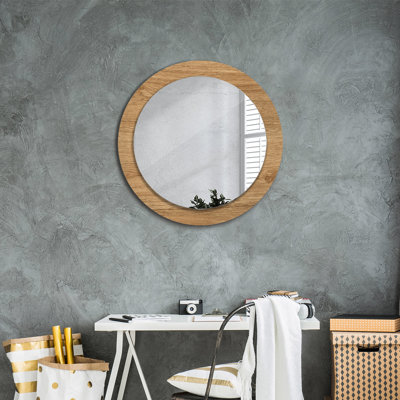 Huldar Glass Flat Wall Mirror