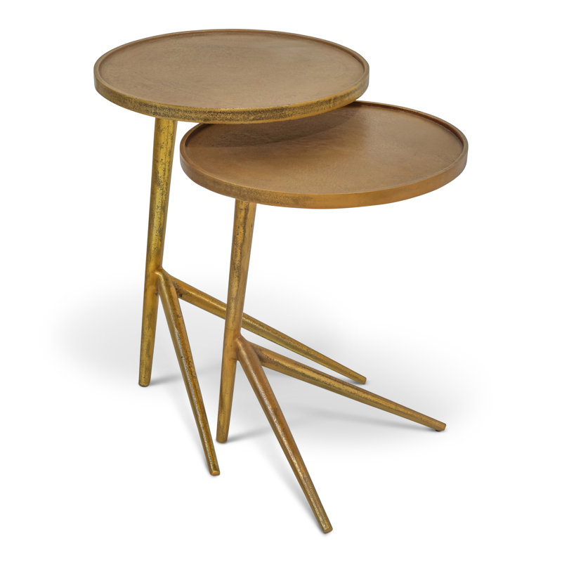 Leo Nesting Set, Antique Brass
