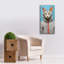 «Cool Cat 1» par Sean Parnell, art mural sur toile-1779681511