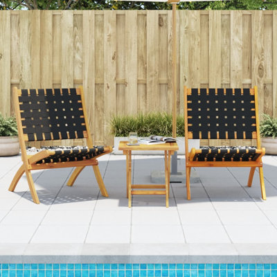 Patio Folding Chair Set of 2