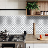 8'' W x 8'' L Vinyl Peel and Stick Mosaic Tile