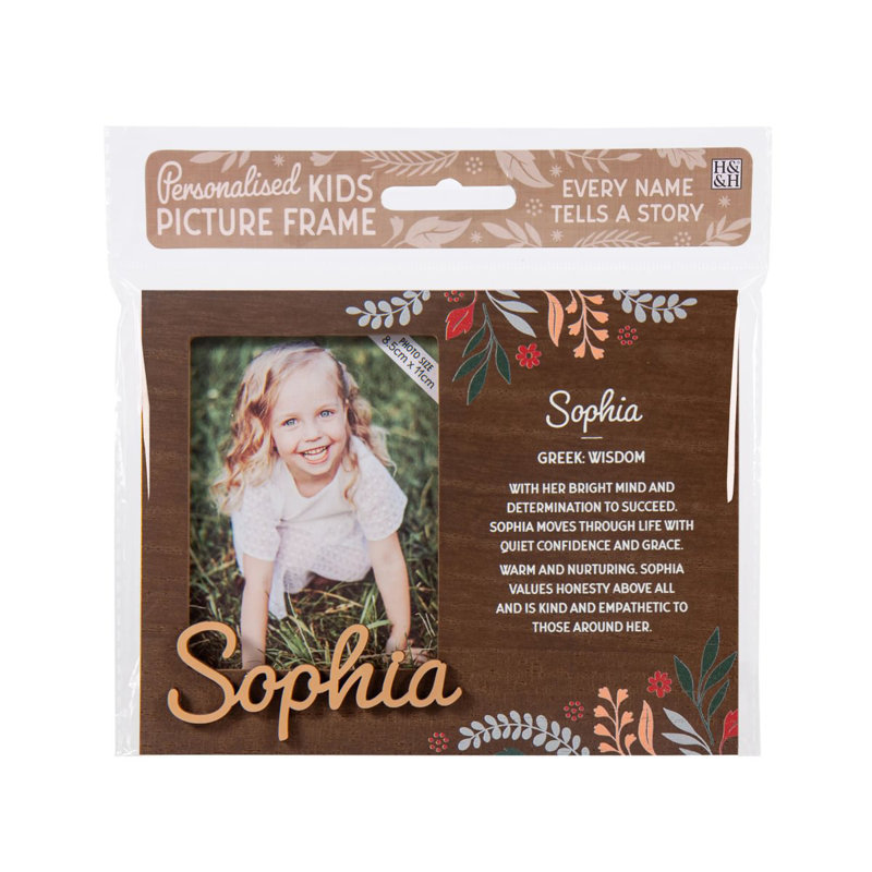 Hazella Tan Solid + Manufactured Wood Picture Frame