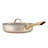Farberware Radiant Nonstick Saute Pan With Lid, 2.75 Quart, Champagne